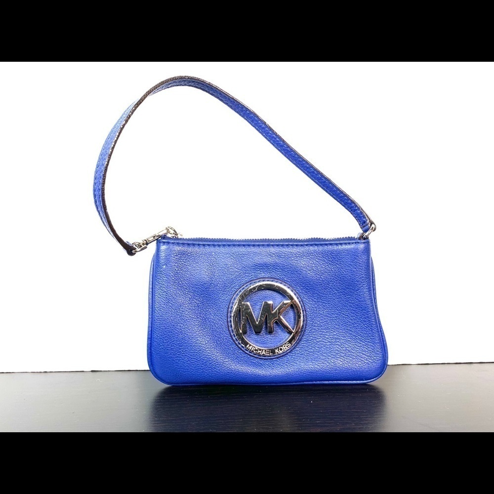 MICHAEL KORS FULTON TopZip Leather Wristlet